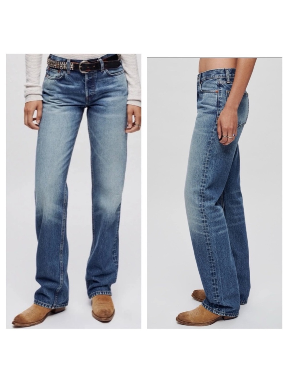 RE/DONE Easy Straight Crop - Size 26
